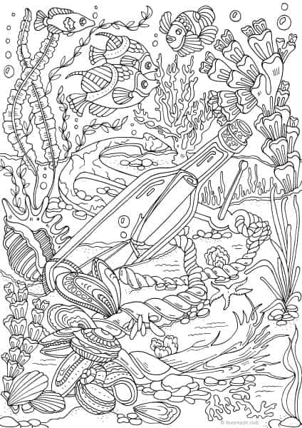 Ocean Life – Message in a Bottle