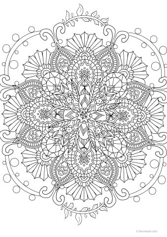 Mandala Design for Creative Stress-Relief
