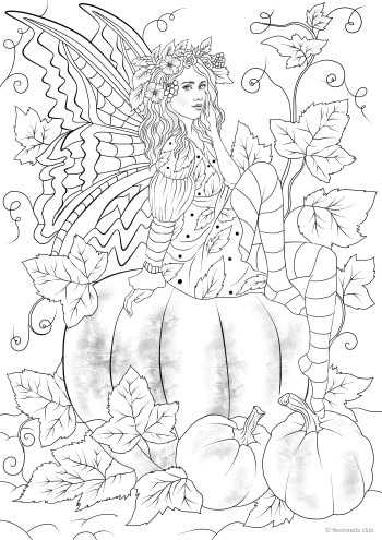 Fairy and Pumpkin